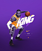 Nike | King James #23 : Nike Spoof Poster for Lebron James #23 of Los Angeles Lakers (Personal Project)