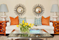 Glenwood Residence - eclectic - living room - little rock - Tobi Fairley Interior Design