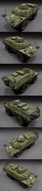 1/35 美国M706轮式装甲车 - MAPLEWARRIOR作品_帝王模型小站