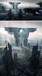 Digital Art Inspiration and Tutorials – The Round Tablet » Matte Painting: 