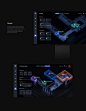 Adobe XD mobile UI/UX UX design Web Design  3dvisualization data visualization UI ux visualization