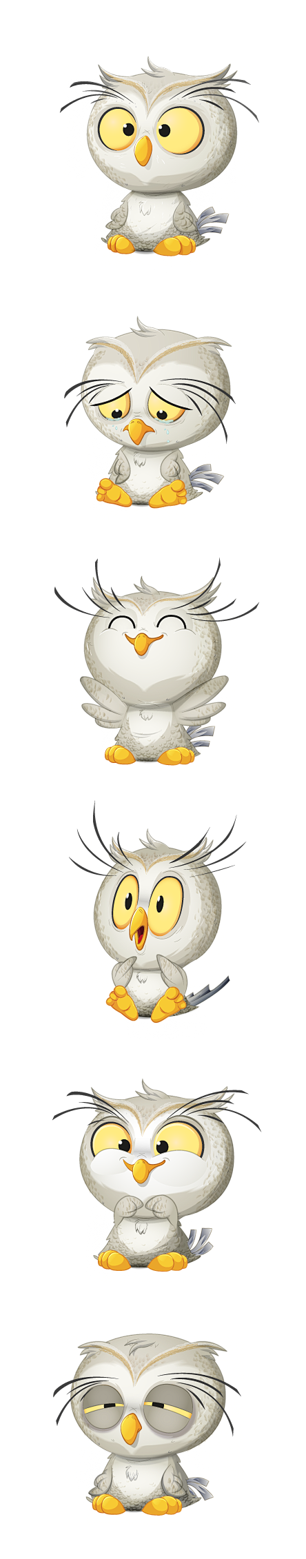 Baby owl stickers : ...