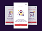 Onboarding Screens_Refer & Earn. : Onboarding screens for redBus app.