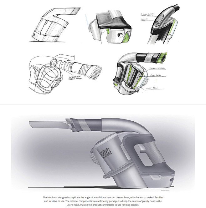 小型吸尘器，从概念到制造的设计过程~
全...