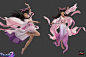 近日，刘亦菲代言网游《倩女幽魂2》，并为游戏拍摄了宣传照。照片中，刘亦菲身穿粉色仙子装，长裙摆舞，手握佩剑，犹如仙女下凡。