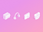 isometric icons