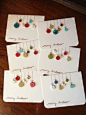 button christmas cards