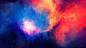 General 2020x1136 abstract colorful universe space galaxy stars nebula TylerCreatesWorlds space art digital art