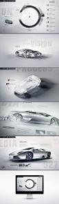冰冻感汽车网页设计欣赏