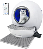 Amazon.com: Self-Cleaning Cat Litter Box, Automatic Cat Litter Box for Multi Cats, 60L Smart Litter Box with Mat, APP Control 1-Year KungFuPet W-arranty : Pet Supplies