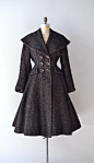 r e s e r v e d...vintage 1950s coat / wool 50s princess coat / Sturm…