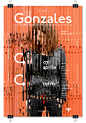 GONZALES ➝ live at Tetris Sprawl 平面 海报 排版 poster layout 【之所以灵感库】