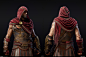 Assassin's Creed Odyssey : Immortal Outfit, Mathieu Goulet : Shading was most of the work I did on ACOD, aside from this outfit and Alexios.
-Metal and Leather Shader
-Fabric Shader
https://www.artstation.com/artwork/v11wV6

Concept by Gabriel Blain 
http