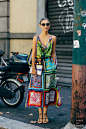 Milan SS 2019 Street Style: Jenny Walton : Jenny Walton between the fashion shows.