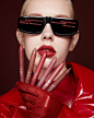 Photo by NARS Cosmetics on September 01, 2023. May be an image of 1 person, makeup, lipstick, eyewear and cosmetics.