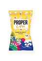 7 Flavours. 7 Artists - PROPERCORN Redesign :   Company: PROPERCORN  Head Creative: Becky Akers (PROPERCORN)  Illustrators: Kelly Anna , Tom Abbiss Smith , Elena Boils , Nathan Joyce , B...
