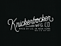 Knickerbocker MFG script lettering monoscript new york vintage mfg knickerbocker branding hand drawn handlettering