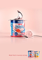 Fruit Yogurt : A mock ad for Nestle Yogurt product. I did it for personal exercise.