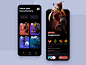 Dota 2 Streaming App dota2 mobile app design mobile ui uidesign juggernaut clean ui gaming app mobile design app design dota 2 illustrations ux ui