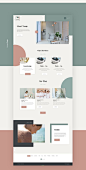 Modern and trending abstract patterns and shapes on trendy and stylish web design for a modern brand. Modern and trending abstract patterns and shapes on trendy and stylish web design for a modern brand. Flat Web Design, Web Design Trends, Ui Ux Design, L