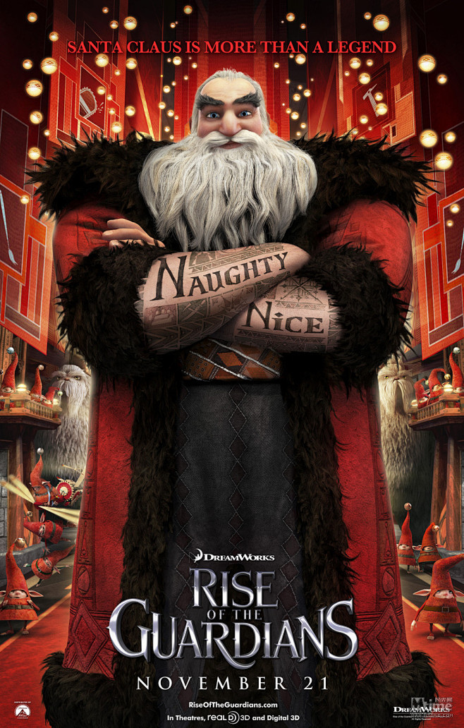 《守护者的崛起》角色海报——圣诞老人“S...