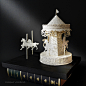 Carousel Book Sculpture by MalenaValcarcel