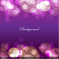 紫色梦幻光斑光点背景矢量素材