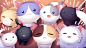 Anime 2048x1152 cat Nyan Cafe Macchiato visual novel