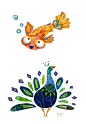 SPR12 - fish and bird by ~idiacanthus on deviantART