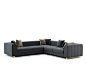 HARRY | Corner sofa Harry Collection By Laskasas : Download the catalogue and request prices of Harry | corner sofa By laskasas, corner fabric sofa, harry Collection