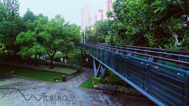 上海“中央公园”的桥——徐家汇公园（WA...