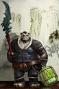 pandaren monk by yang on deviantART