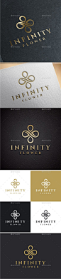 Infinity Flower Logo  #luxury #nature #plant • Available here → http://graphicriver.net/item/infinity-flower-logo/8514414?s_rank=230&ref=pxcr: 