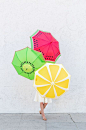 Delicious looking umbrellas for April showers!