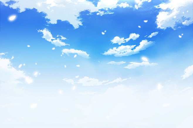 云-蓝色天空