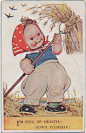 POSTCARD COMIC Mabel Lucie Attwell I'm full of health... | eBay