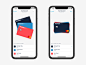 Pick a card, any card... finance banking app card picker card design monzo premium plus debit card card fintech design banking bank