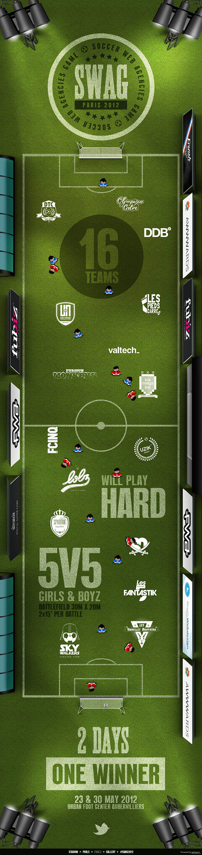 SWAG足球游戏网页设计-网页设计
