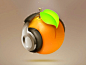 橙子音乐图标UI_97UI_优界网