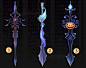 Adoptable Weapon Halloween swords set 1 CLOSED by Forged-Artifacts