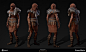 Assassin's Creed Odyssey - Daughters of Artemis - Amazon, Bruno Morin : I was in charge of modeling and texturing this outfit. It was challenging, but fun and I learned a lot!  <br/>It was based on a concept by:<br/><a class="text-meta
