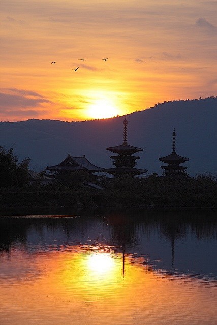 奈良药师寺，日本