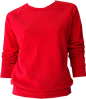 红色简约套头圆领学院休闲卫衣（多色）-最搭配