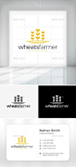 小麦农民标志——自然标志模板Wheats Farmer Logo - Nature Logo Templates面包店,麦片,合作,环境,农业,农民,农业,食品,绿色的房子,房子,房子,自然、自然、有机的,人,种植,牧场,团队,团队工作,小麦 bakery, cereal, cooperate, environment, farm, farmer, farming, food, green house, home, house, natural, nature, organic, people, plan