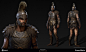 Assassin's Creed Odyssey - Kronos Armor, Bruno Morin : I was responsible of modeling and texturing Kronos armor set.<br/>As always, it was a team effort. Here's the complete credits list for this work.<br/>I hope I didn't forget anybody. <b