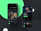 #19 Esport Social Media - MobileApp Concept green cs lol clean post feed wall like game player platform socialmedia profile gaming esport application app ux ui