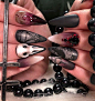 60+ Halloween Nail Art Ideas : 
There are so many fun designs to choose from and depending on the costume for your Halloween, you should pick the one that suits your costume theme the best. Zombie nails,Skull nails, witch nails, spider nails, pumpkin nail