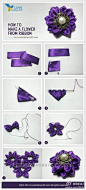 DIY紫色小饰品，美翻了~！