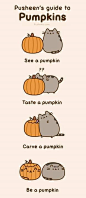 Pusheen the cat.  @Emily Schoenfeld Rau it kinds reminds of me big moose little moose eat a moose: