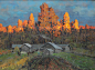 俄罗斯艺术家Alexander Kremer的风景画欣赏 - 油画 - 牧画空间
